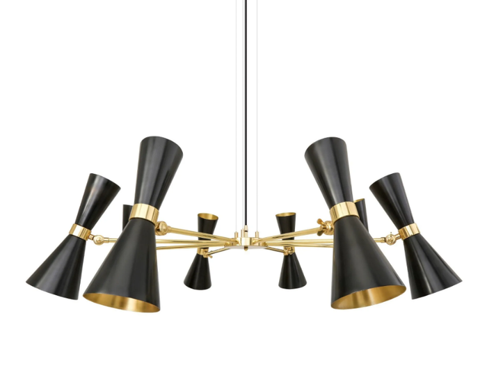 CAIRO 8 Arm - Brass chandelier _ mullan lighting